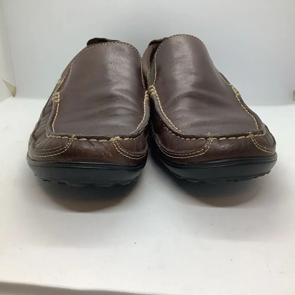 Cole Haan Slip On Venetian Loafer‎ Shoes Mens 9.5M Brown Leather Driving TUCKER